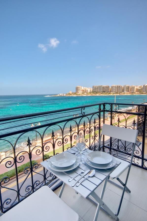St Julians 2 Bedroom Apartment With Commanding Seaviews By Shortletsmalta Saint Julian's 外观 照片